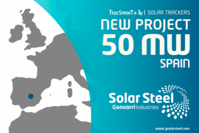 new 50MW solar trackers supply