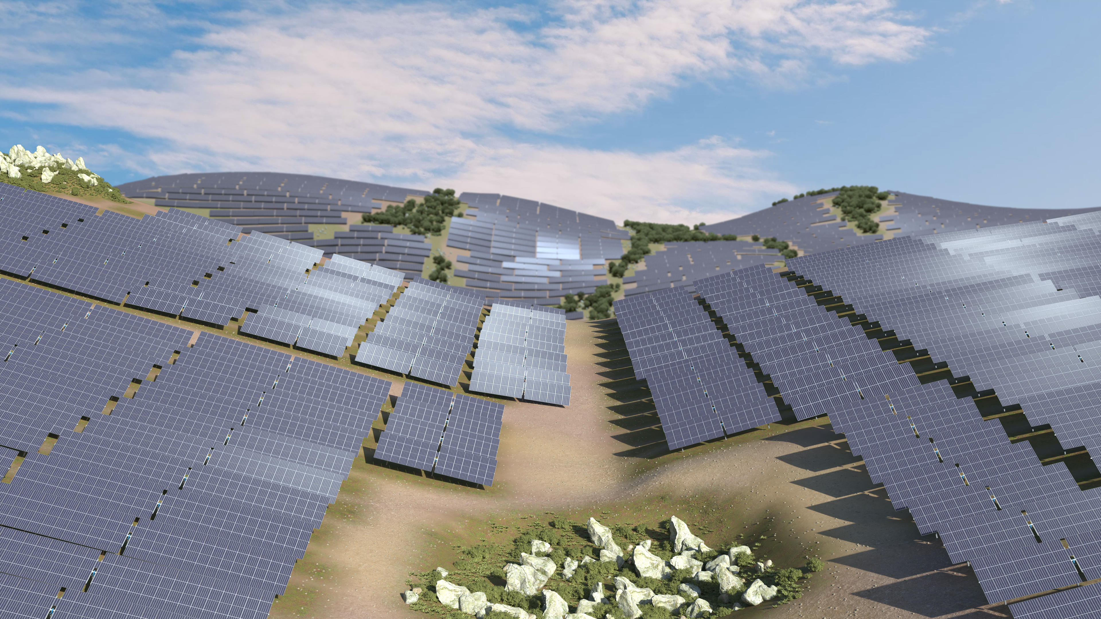 Seguidores solares 2P Gonvarri Solar Steel