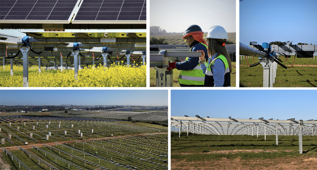 Hipódromo y Rotasol, planta fotovoltaica con seguidores solares 1P