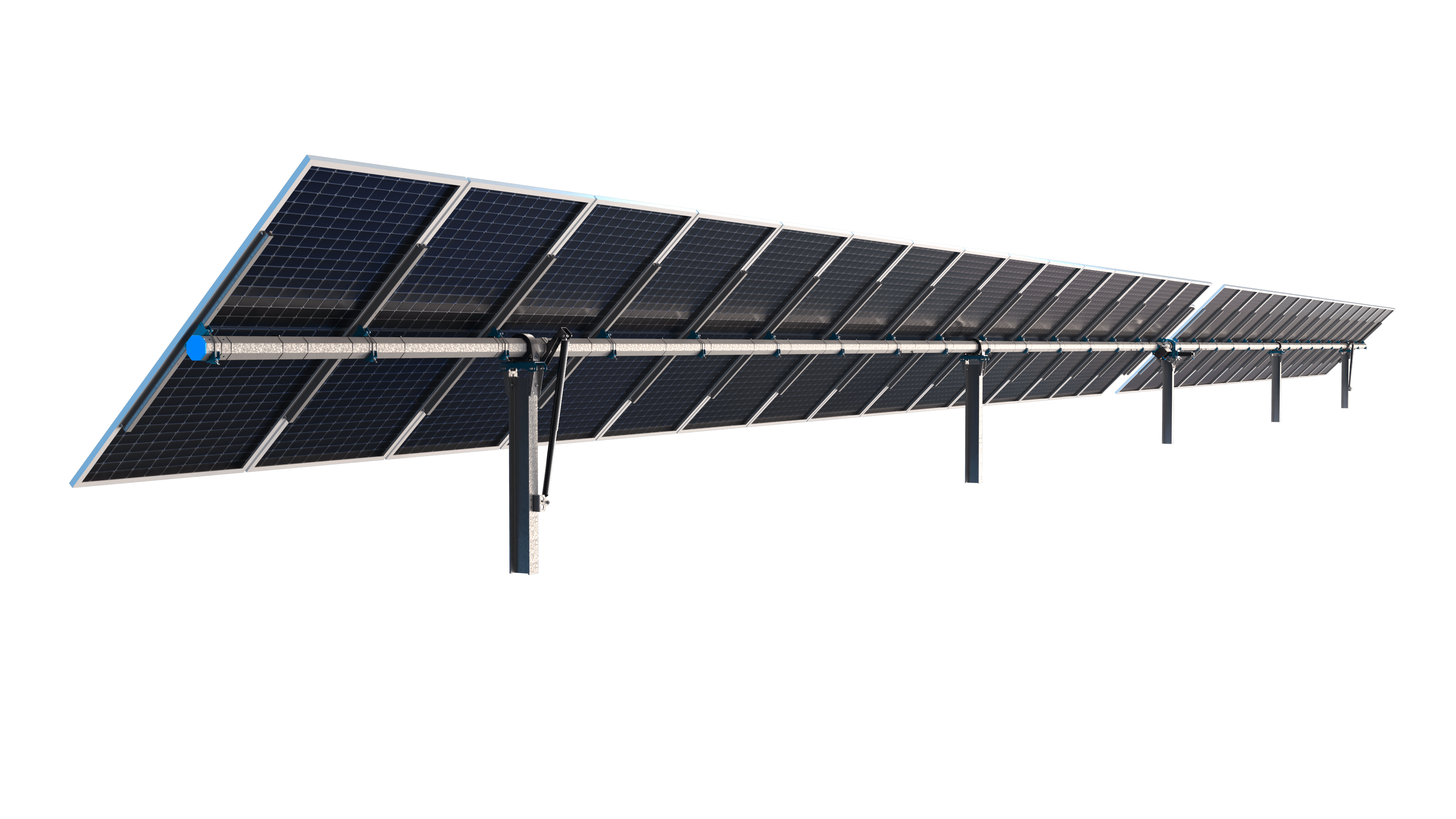 1P solar trackers by Gonvarri Solar Steel