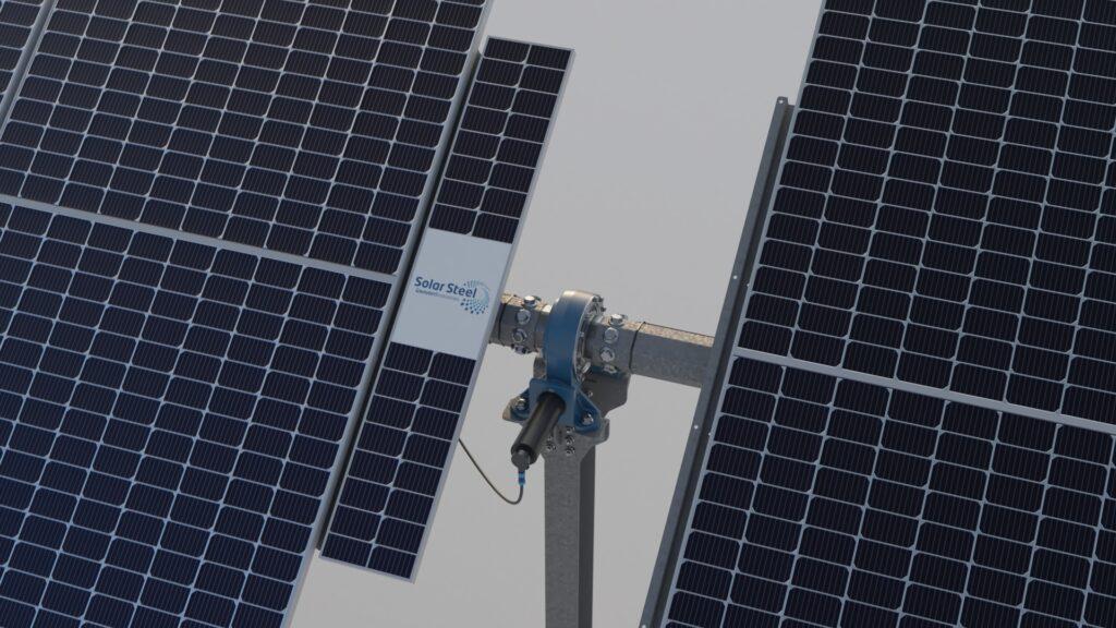 1P solar trackers | TracSmarT+1P | Solar Steel