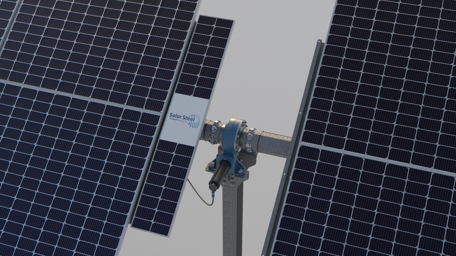 1P solar trackers of Gonvarri Solar Steel