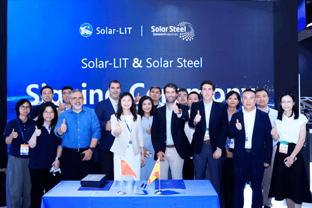 Solar Steel and Solar-LIT Establish Strategic Intelligent Matching Cooperation to Integrate Solar Trackers and Automated Cleaning Robots
