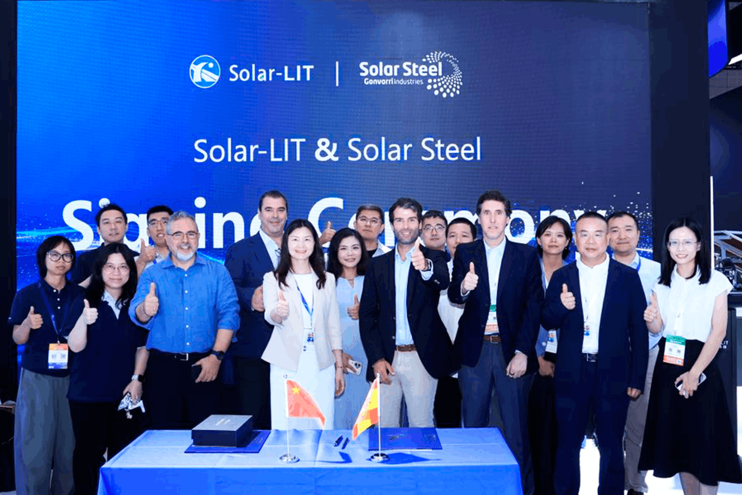 Solar Steel and Solar-LIT Establish Strategic Intelligent Matching Cooperation to Integrate Solar Trackers and Automated Cleaning Robots