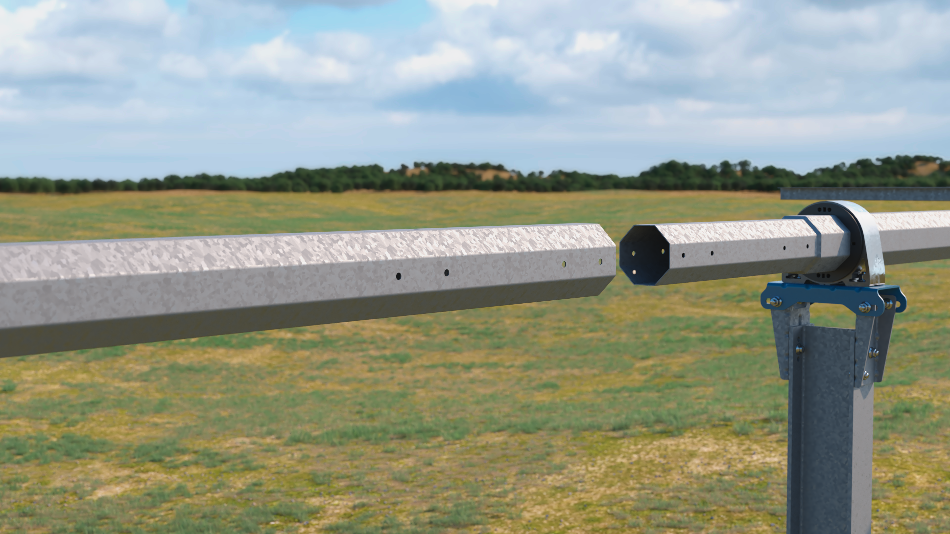 Pre-Assembled 1P Solar Trackers - Gonvarri Solar Steel
