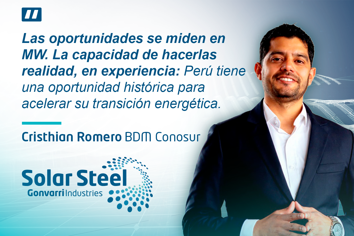Energía solar en PErú - solar energy peru trackers Solar Steel