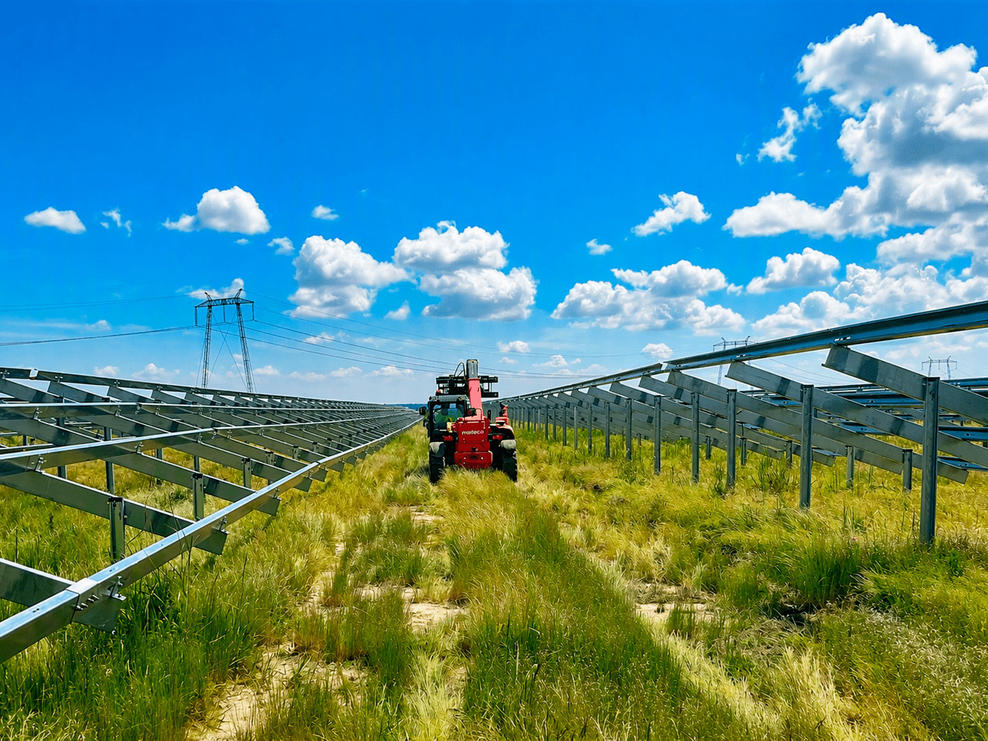 Ground-mounted solar systems Romania | estructuras fijas fotovoltaicas de Solar Steel